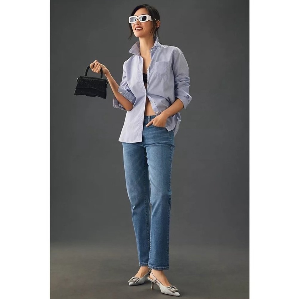 Pilcro by Anthropologie Women's Slim Boyfriend Size 27 Medium Wash